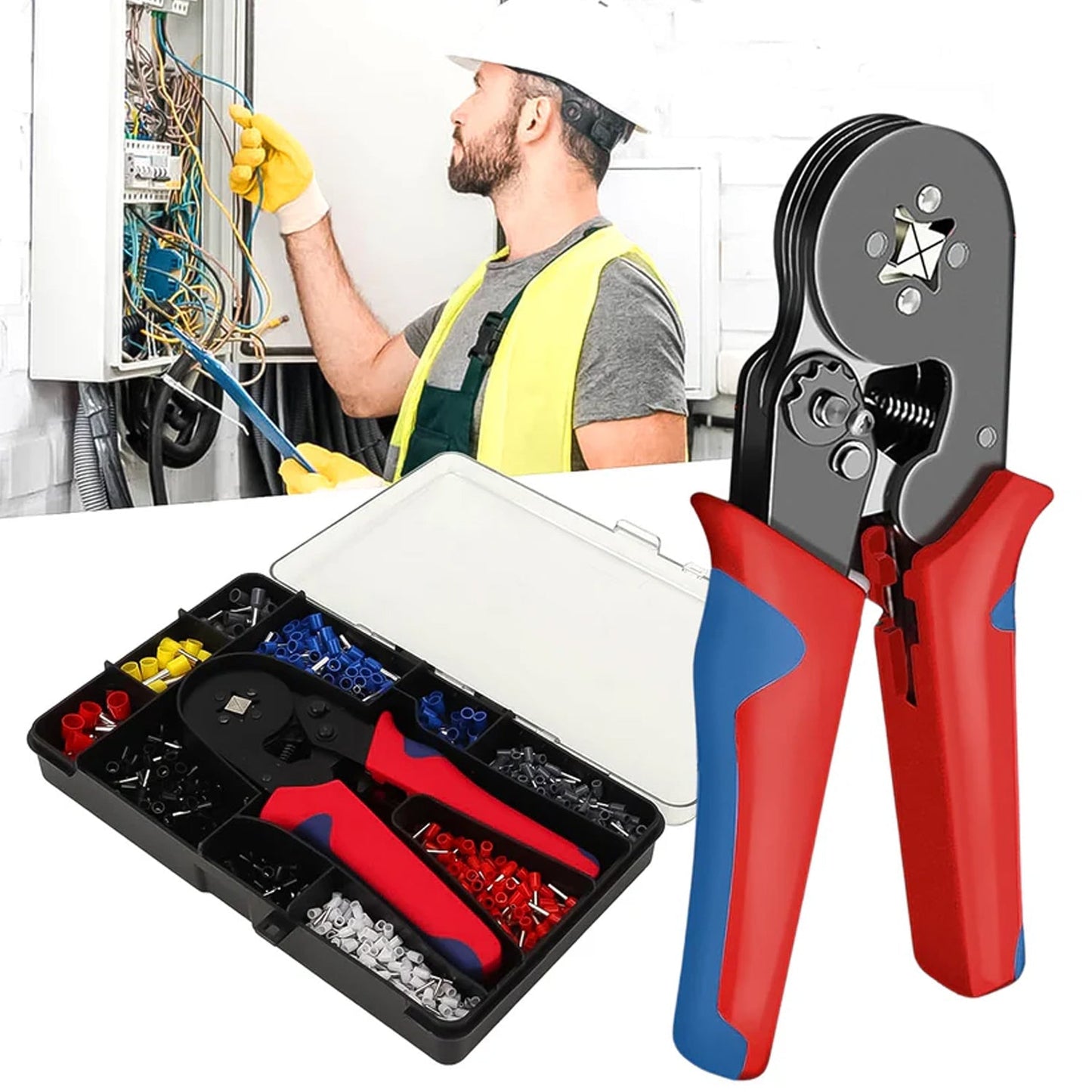 Approx 1200 Piece Ferrule Crimping Tool Kit Set Your Brand