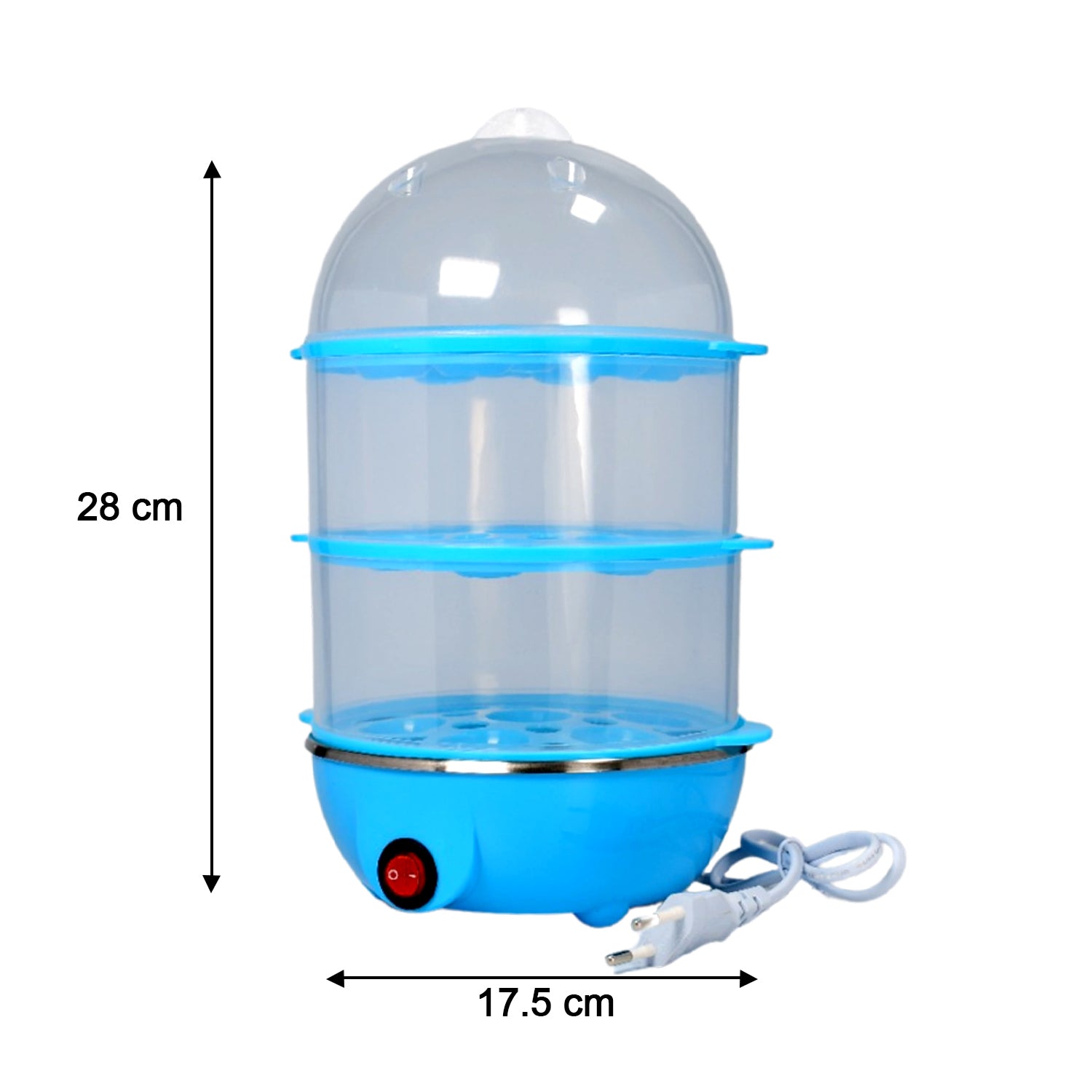 Egg Boiler / Poacher / Cooker / Electric Steamer (3 Layer) Your Brand
