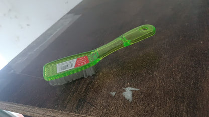 Plastic Handle Shoes Clothes Scrubbing Brush (1 Pc / Mix Color / 19 Cm) Your Brand