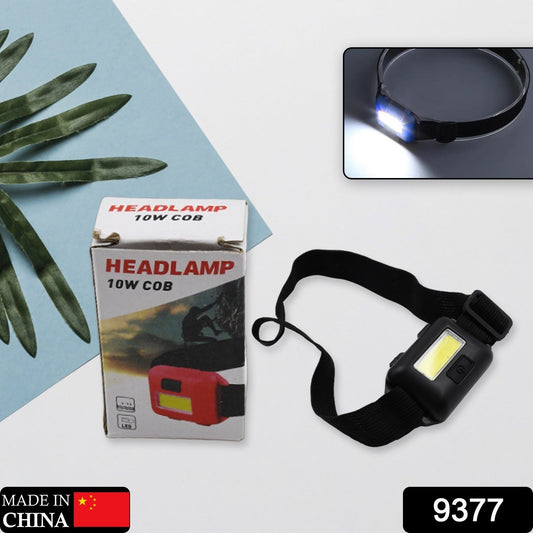 10W COB Waterproof Headlamp – Portable Lantern for Camping, Hiking, Cycling & Hunting (1 Pc) Your Brand