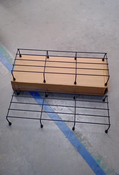 Metal Rectangle Flower plant stand for balcony (60×20 Cm / 2 Pc Set) Your Brand
