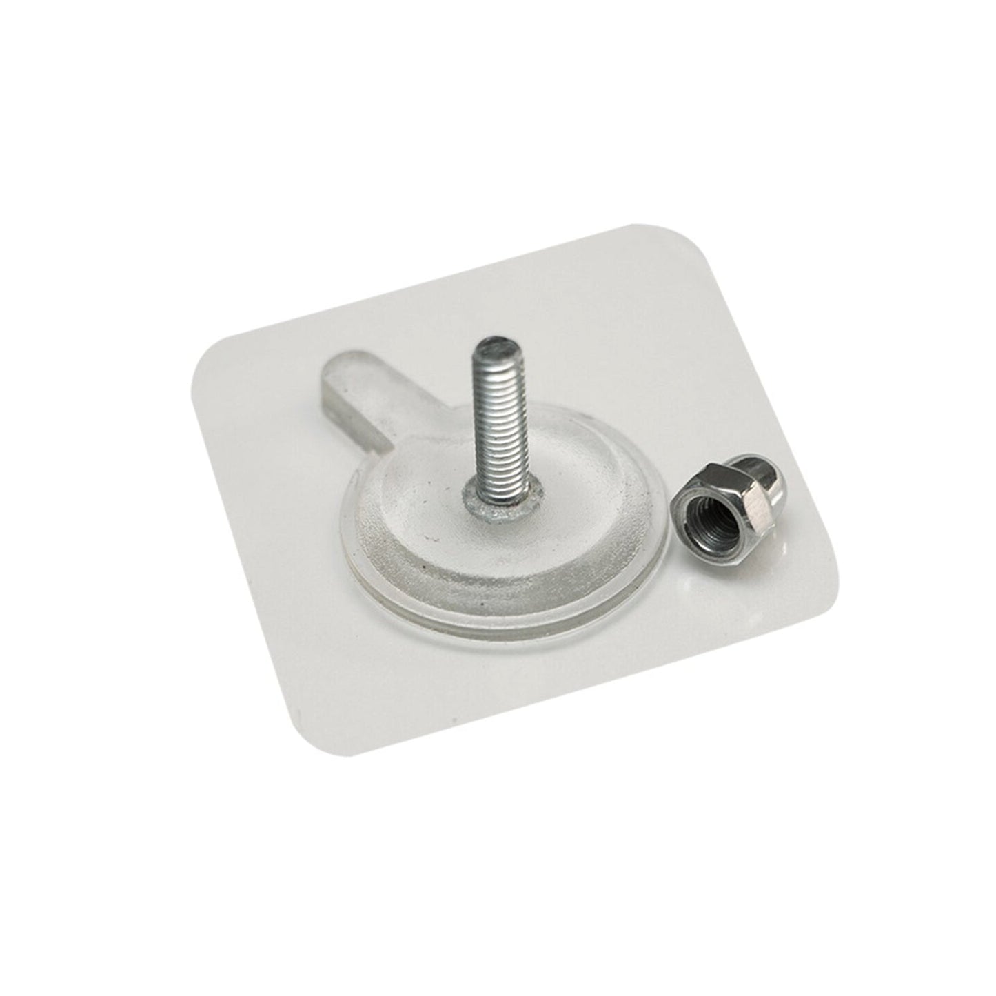 Adhesive screw wall hook for easy installation on various surfaces with strong holding capacity