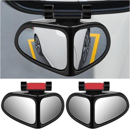 Adjustable car auxiliary rearview mirror for enhanced visibility and safety while driving
