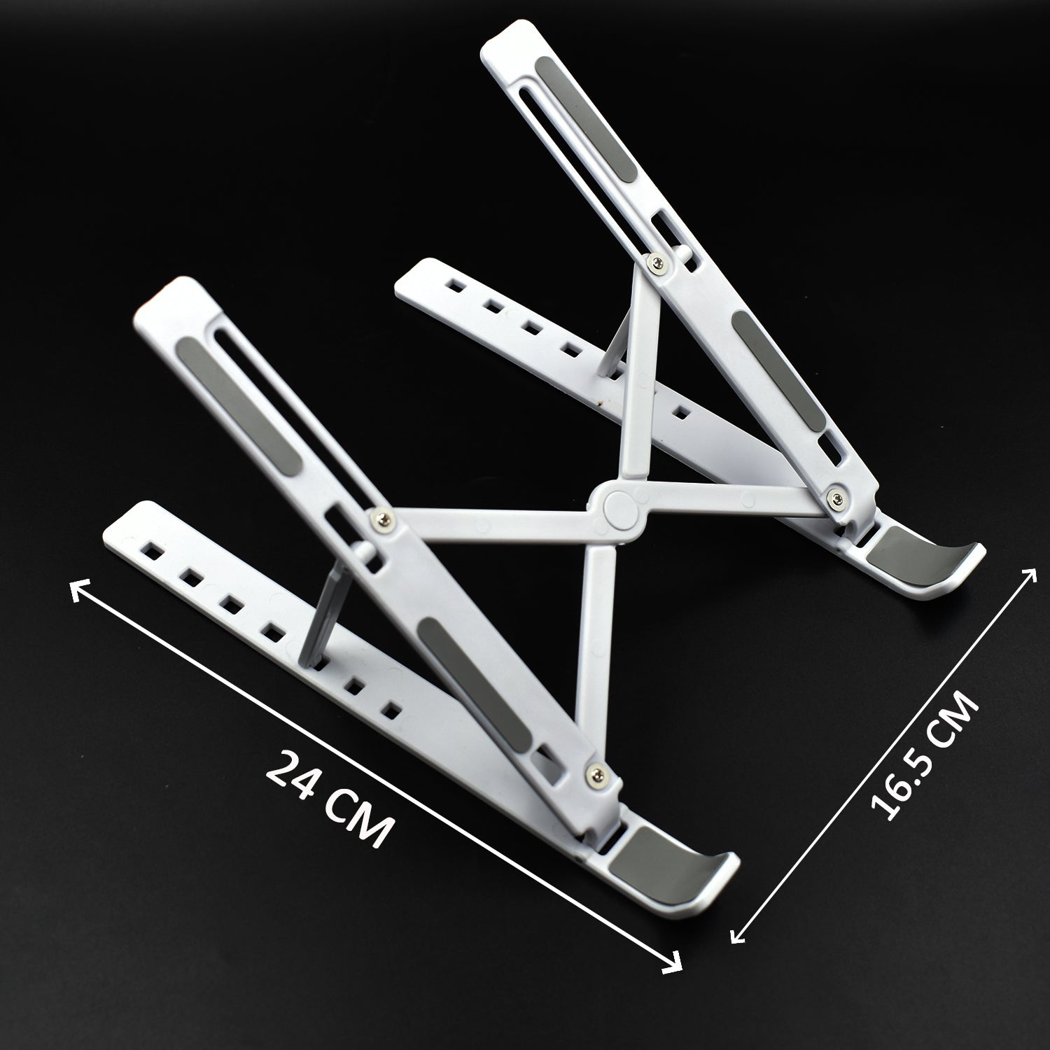 Adjustable laptop stand for 14 inch, designed for optimal viewing angles and ergonomic comfort