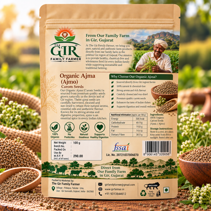 Organic Ajwain (Ajma) – Carom Seeds