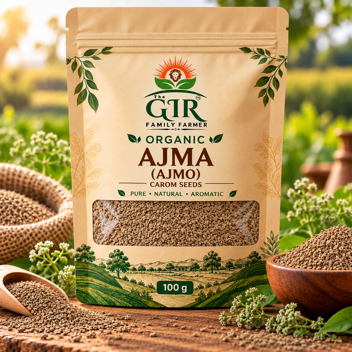 Organic Ajwain (Ajma) – Carom Seeds