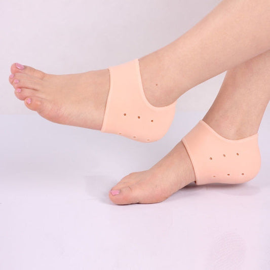Your Brand anti crack silicone heel protectors providing comfort and relief for your feet