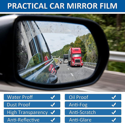 Anti Fog Rearview Mirror Film for Clear Visibility in Any Weather Conditions on Your Vehicle