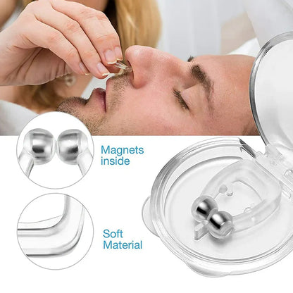 Your Brand anti snore magnetic nose clip with soft material and magnets for effective snoring relief