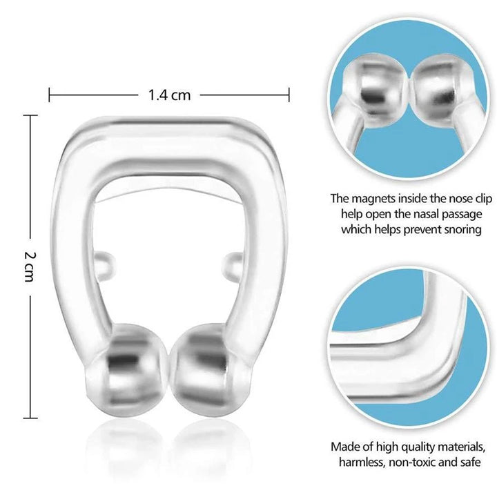 Your Brand anti snoring nose clip designed to open nasal passage for better breathing during sleep