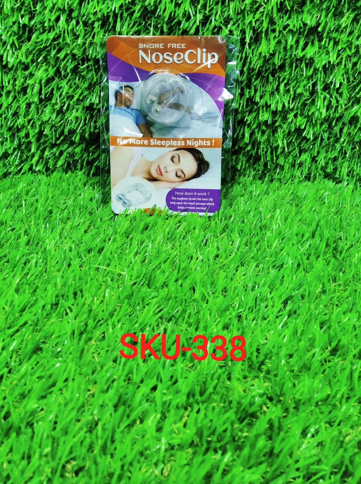 Your Brand Anti Snoring Nose Clip for Better Sleep and Reduced Snoring, packaged and ready for use