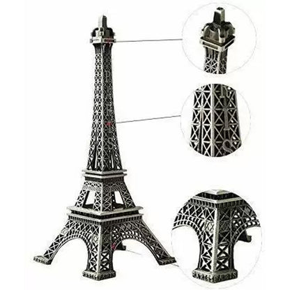 Detailed antique Eiffel Tower statue showcasing intricate design and craftsmanship for home decor