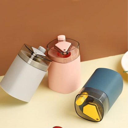 Automatic toothpick dispenser in three colors for convenient toothpick access and storage