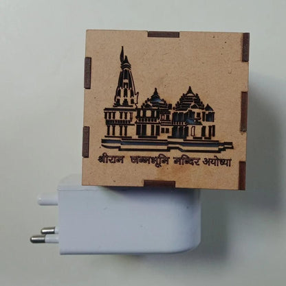 Ayodhya Ram Mandir aroma burner with intricate temple design for relaxing home fragrance