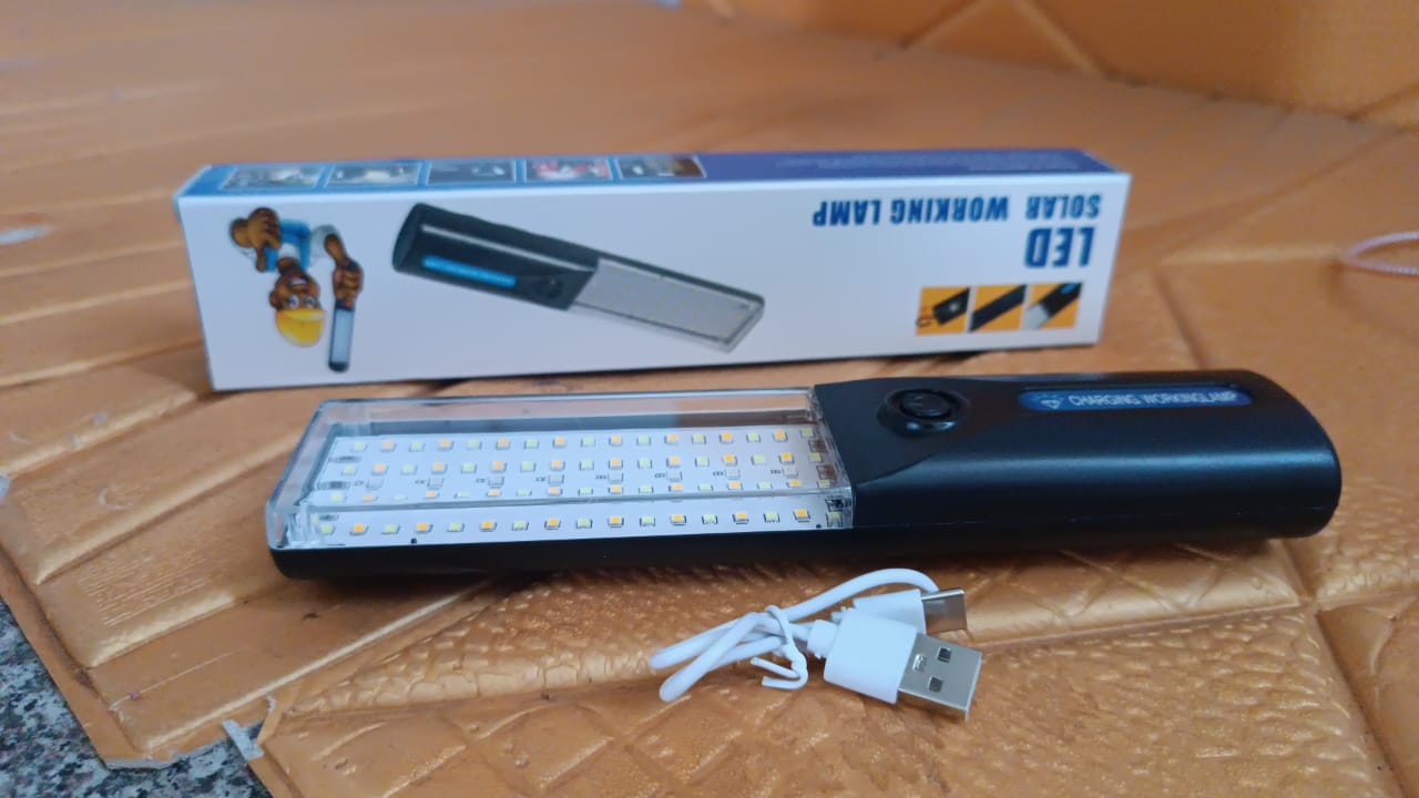 Portable Solar LED Lamp Light Emergency Work Light (1 Pc) Your Brand