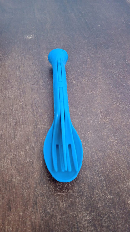 3 in 1 Reusable Spoon, Knife Forks Tableware, Spoon (3 Pcs Set) Your Brand