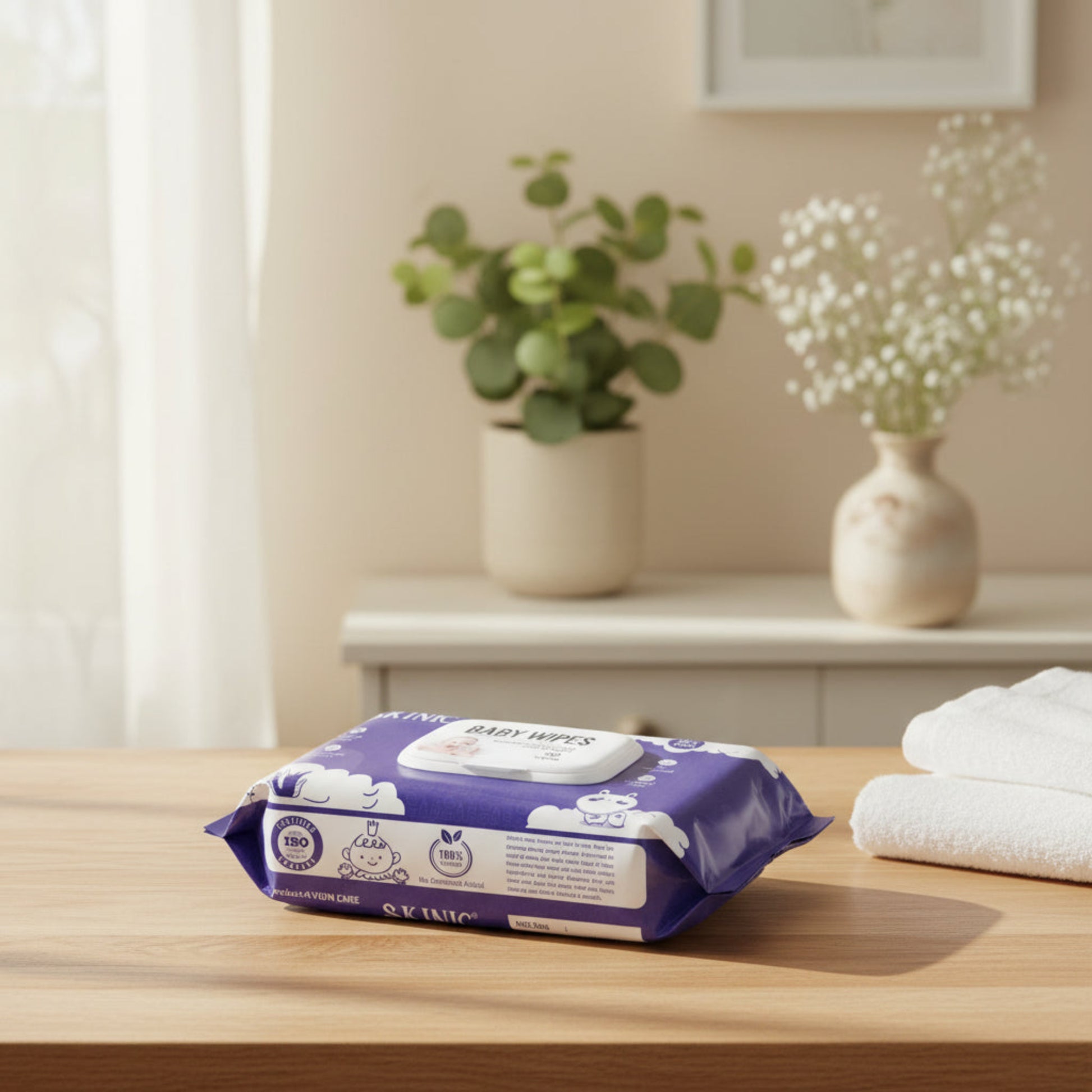 THE GIR FARMER baby diapers L size in purple packaging designed for ultimate comfort and absorbency