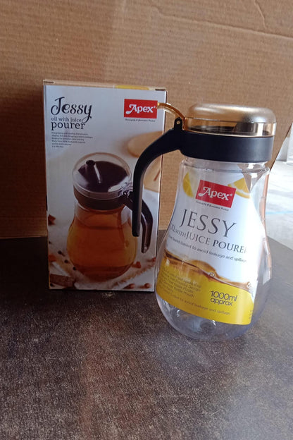 Apex Jessy Oil and Juice Pourer Dispenser Bottle Approx 1000ml (1 Pc) Your Brand