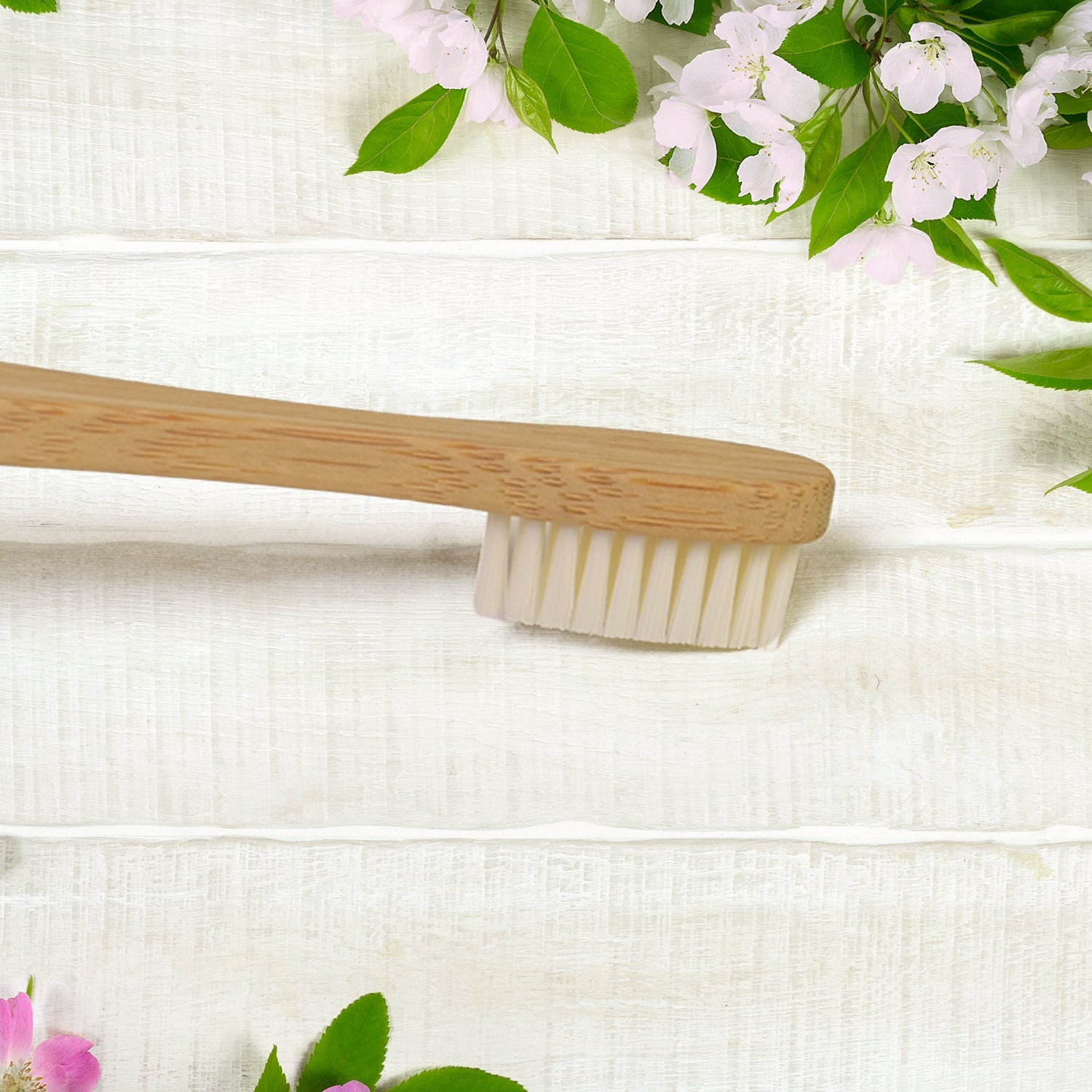 Gir Farmer Bamboo Toothbrush with Ultra Soft Bristles for Gentle Cleaning and Eco-Friendly Oral Care