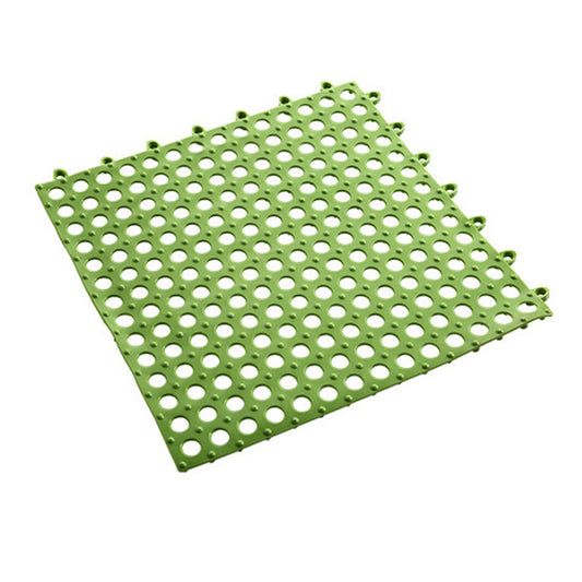 Bath anti slip mat in green with textured surface for enhanced grip and safety in wet areas