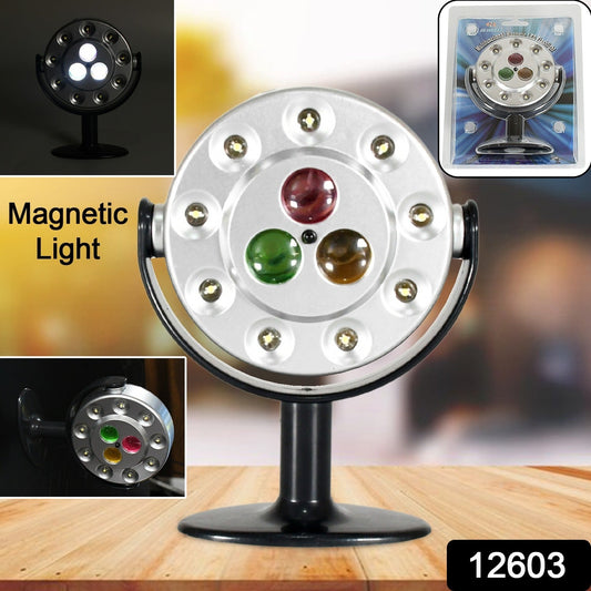 Multifunctional Magnetic LED Flashlight, High Quality waterproof light, Three Ultra-Bright LEDs, Battery Operated LED Light (Battery Not Included) Your Brand