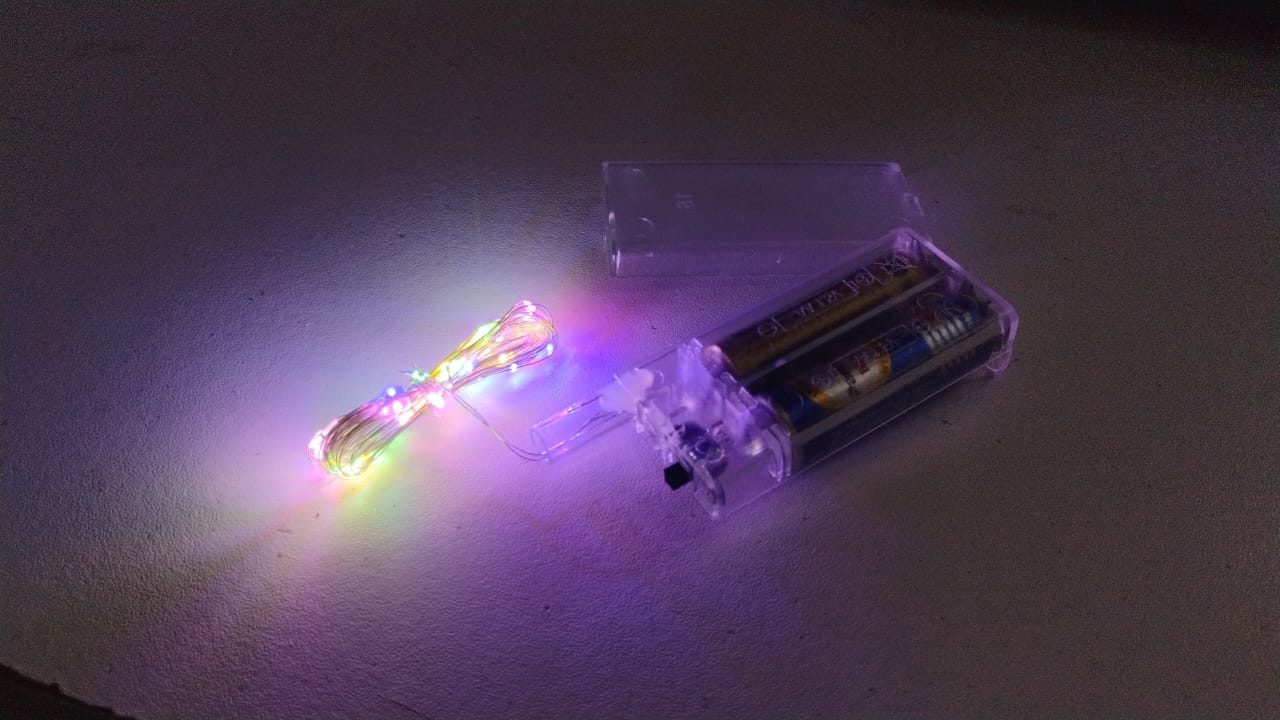 Multicolor 2AA Battery Powered, Copper Wire String Fairy Lights with 30 LEDs Your Brand