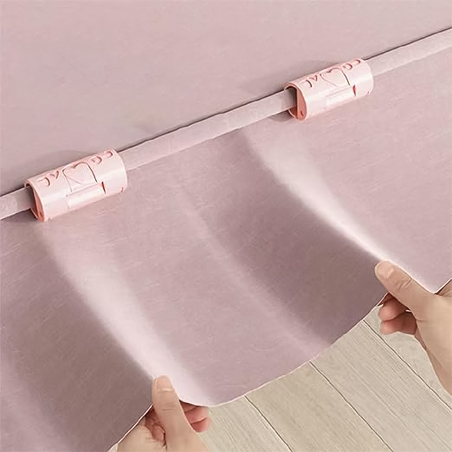 Your Brand bed sheet clips securely hold sheets in place for a neat and wrinkle-free bed look