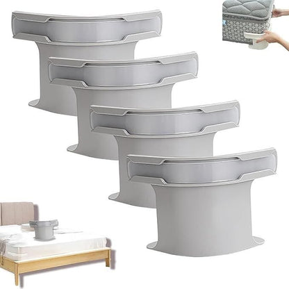 The Gir Farmer bed sheet grippers for corners set of four gray clips to secure mattress sheets