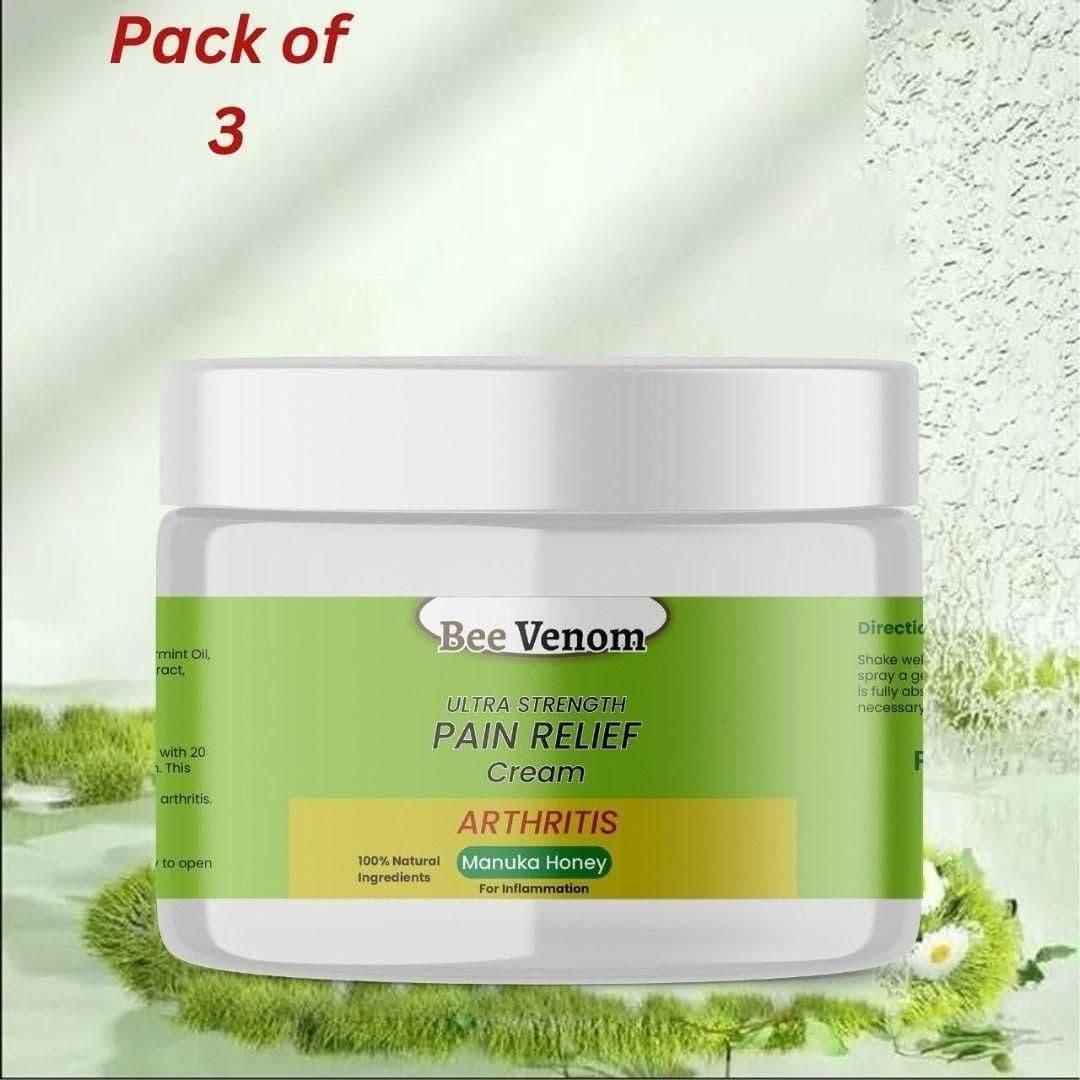 Bee Venom Pain Relief Cream - 3 Pack