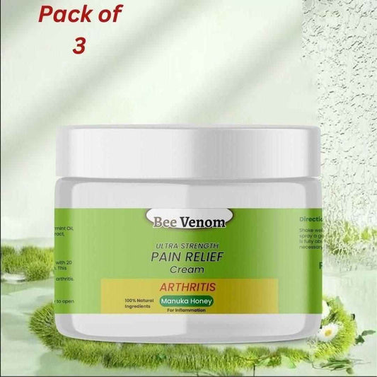 Bee Venom Pain Relief Cream - 3 Pack
