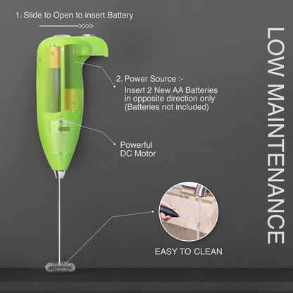 THE GIR FARMER green hand blender with powerful motor and easy to clean design best hand blender for frothy coffee