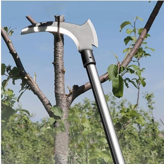 The Gir Farmer best sickle for harvesting crops with sharp metal blade and long handle cutting tree branches