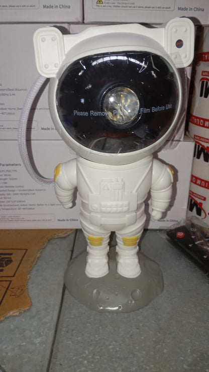 Robot Sky Space Stars Light Astronaut Galaxy Projector, Night lamp, Bedroom, Kids, Projector, Remote Control, Star Projector Will Take Children's to Explore The Vast Starry Sky for Adults, raksha bandhan, Diwali Gift Your Brand