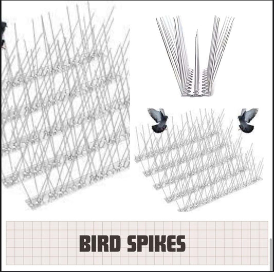 The Gir Farmer bird spikes for balcony to prevent birds from landing with stainless steel spikes