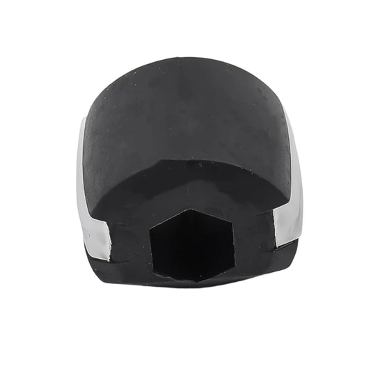 Black mouth exerciser for jawline designed to enhance jaw strength and definition