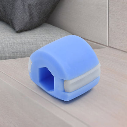 Blue mouth exerciser for jawline designed for effective facial muscle training