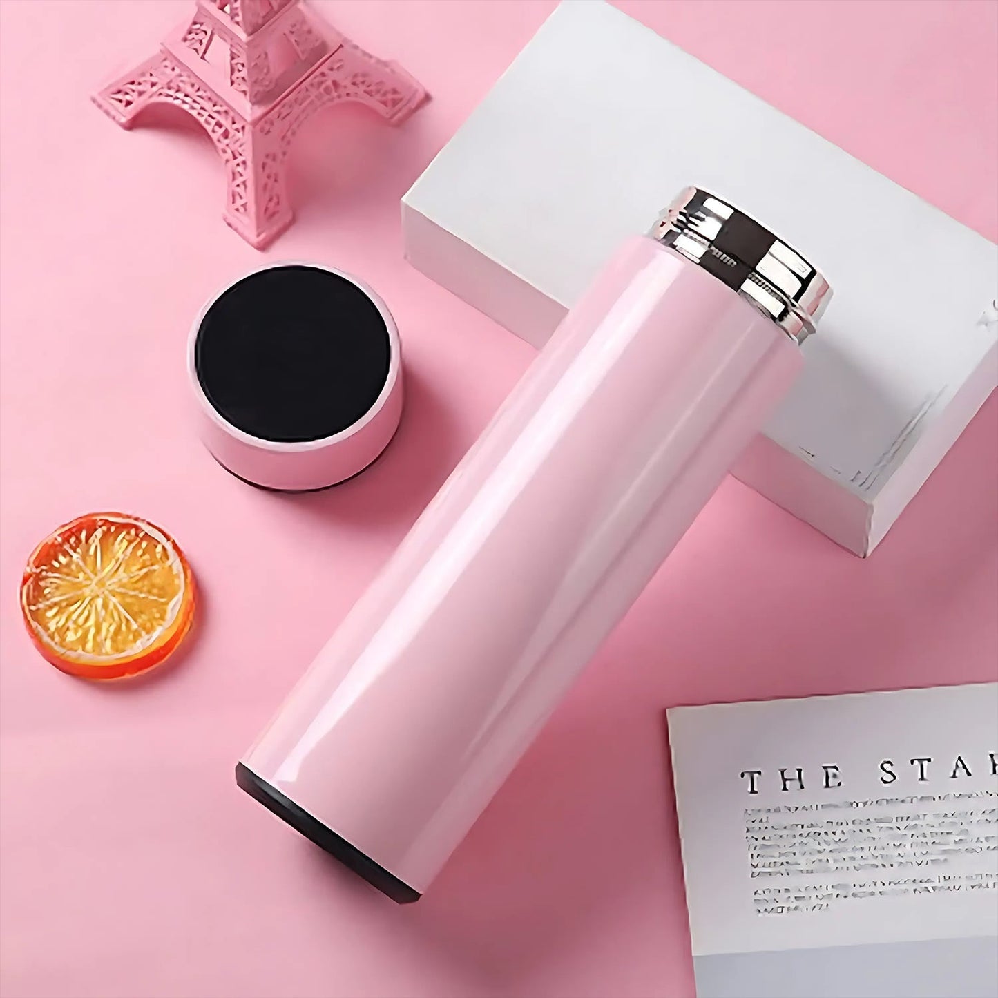 Pink Vacuum Insulated Water Bottle (1 Pc / 500ML) Your Brand