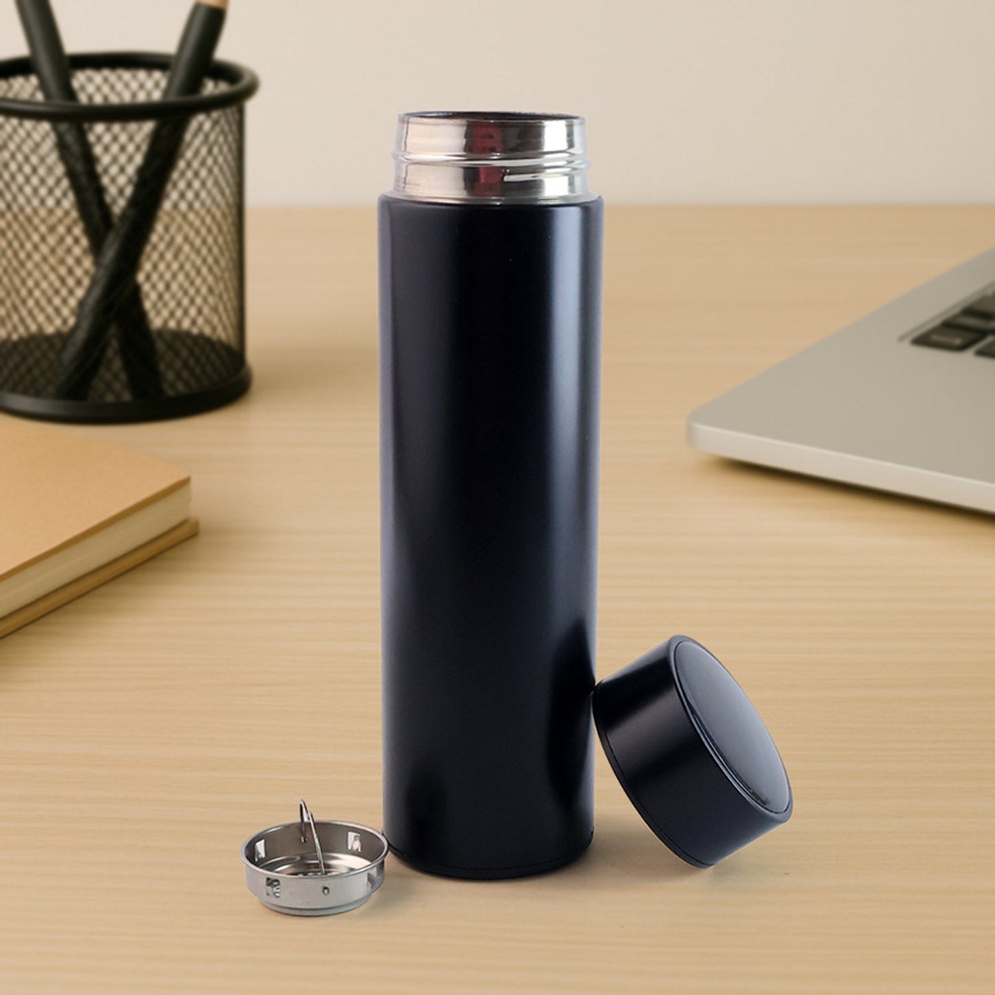 Black Vacuum Insulated Water Bottle (1 Pc / 500ML) Your Brand