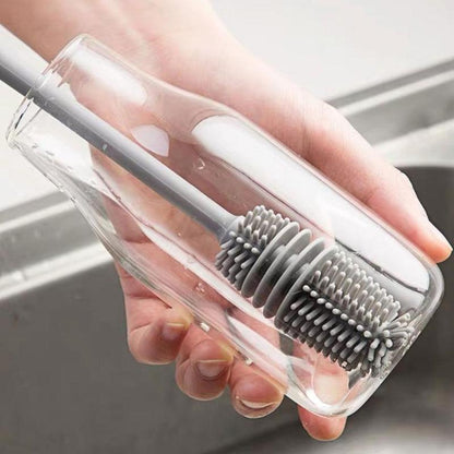 Gir Farmer bottle cleaning brush designed for effective cleaning of glass and plastic bottles