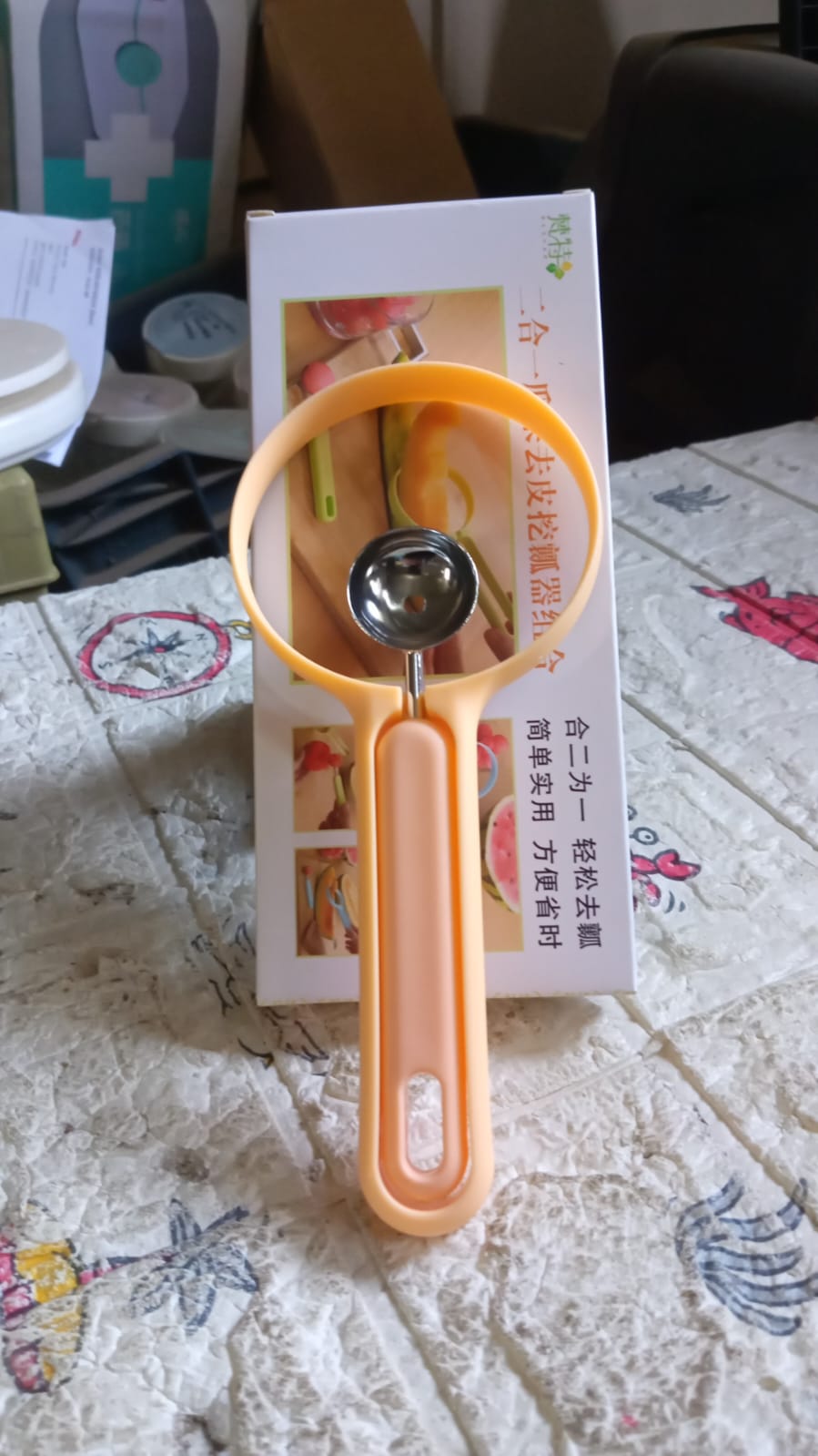 2-in-1 Fruit Peeler & Baller for Avocado & Watermelon (1 Pc, Kitchen) Your Brand
