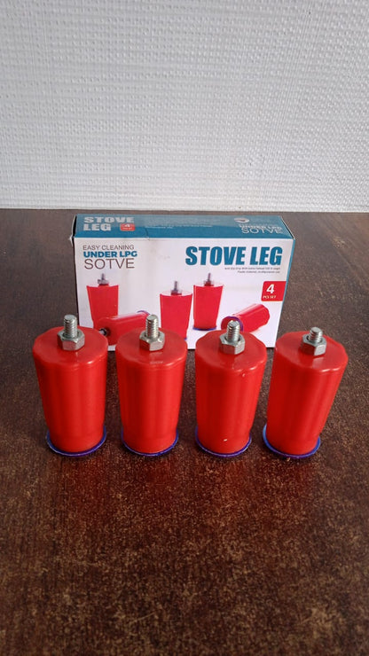 Heavy-Duty Universal Stove Legs for Gas Stove (4 Pc Set) Your Brand