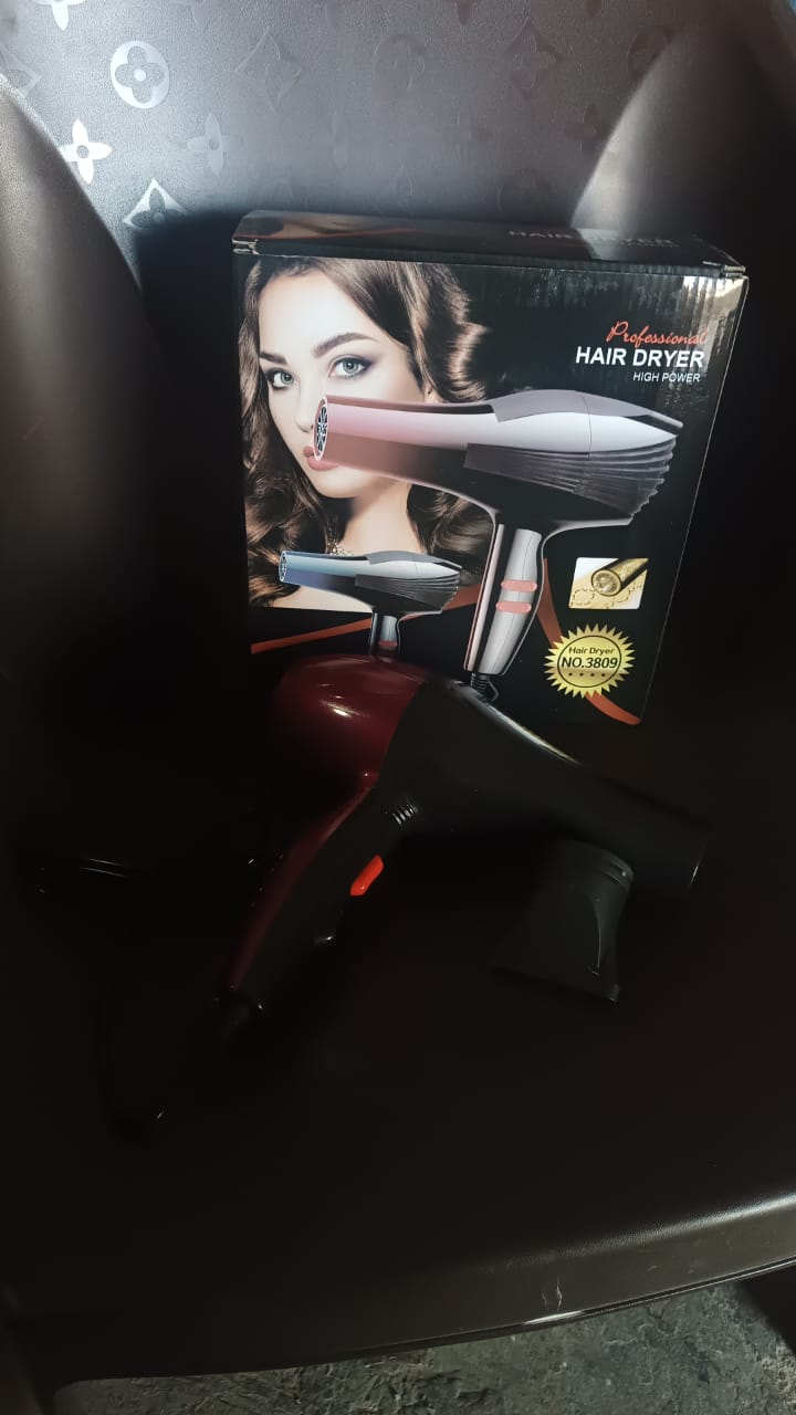 Professional High Power Multi Purpose Hair Dryer Salon (220V,50-60Hz / 1 Pc) Your Brand