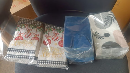 Multi-Color & Printed Disposable Food Wrapping Paper Set (10 Pc) Your Brand