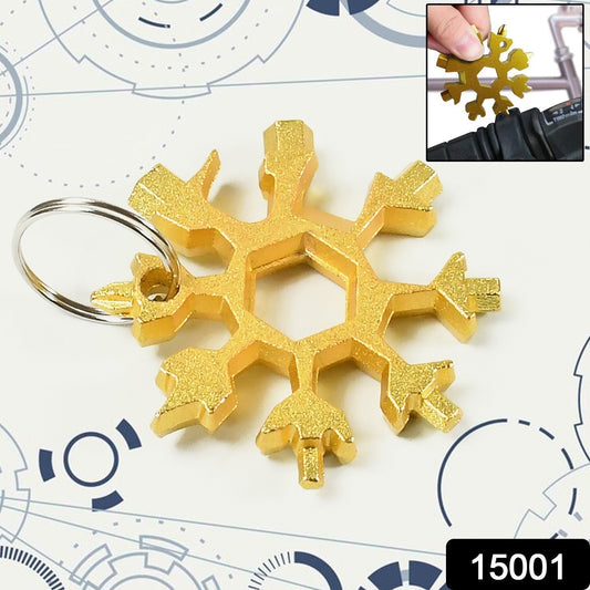 18-in-1 Snowflake Multi-Tool – Portable Bottle Opener, Screwdriver & Wrench Your Brand