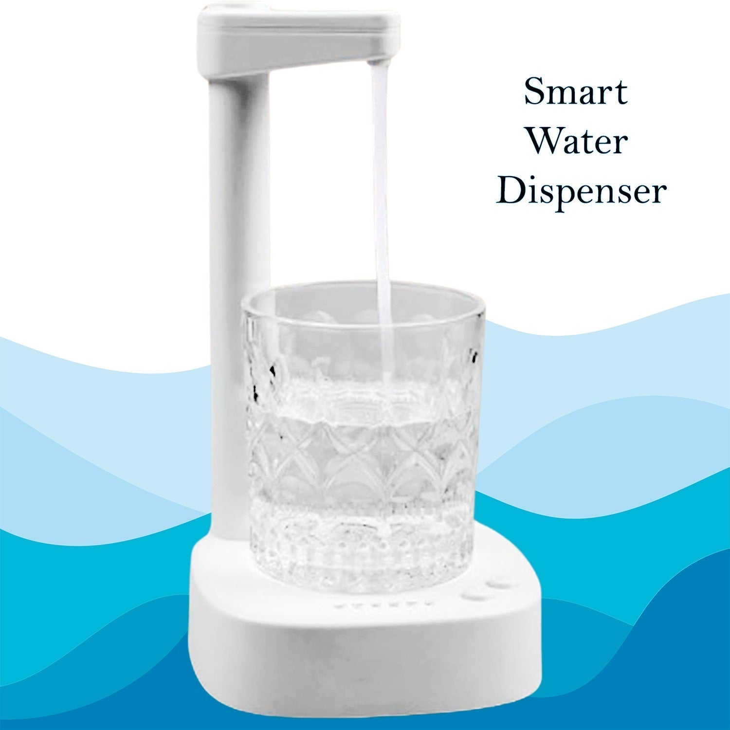 USB Charging Desktop Water Dispenser – Smart One Button Operation, Portable Water Pump for Home & Office Your Brand