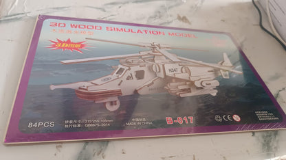 3D Wooden Aircraft Puzzle DIY Assembly Kit (Mix Design – 1 Set) Your Brand
