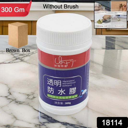 Transparent Waterproof Glue 300g Without Brush (1 pc) Your Brand