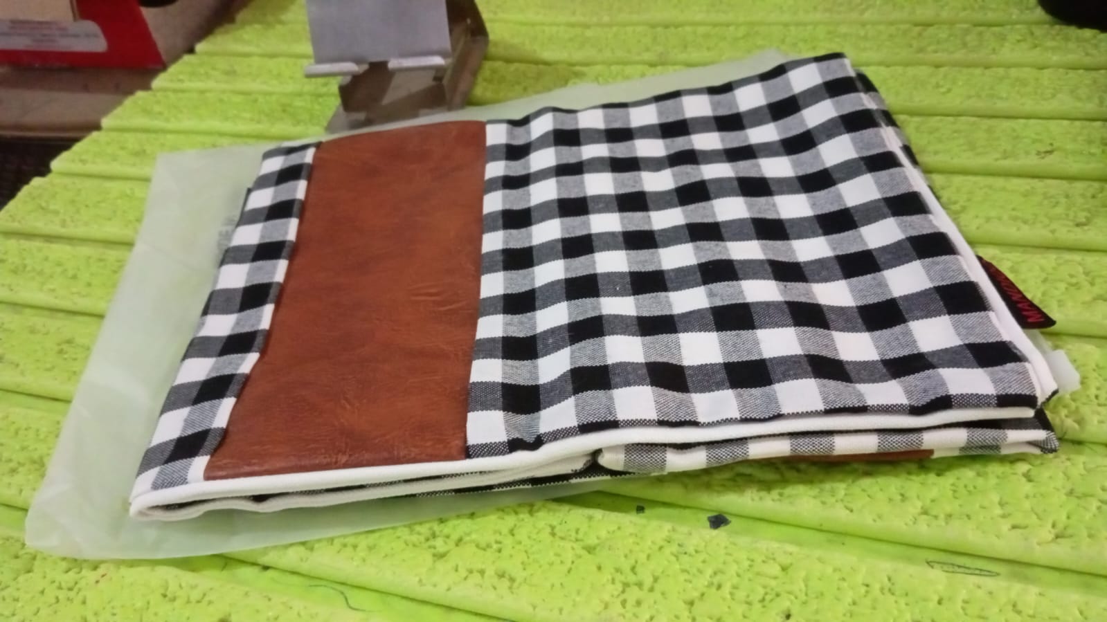 Pillow Covers, Leather & Cotton Cushion Covers (17 × 17 Inch / 1 Pair / 2 Pc) Your Brand
