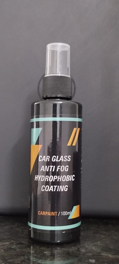 Car Glass Anti Fog Spray for Improved Visibility and Hydrophobic Coating in 100ml Bottle