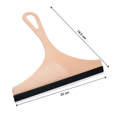 Your Brand car mirror wiper with a durable rubber blade and ergonomic handle for quick cleaning